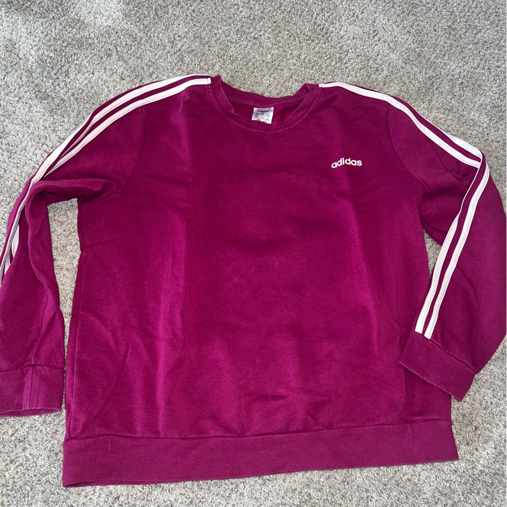 Adidas Maroon Crewneck